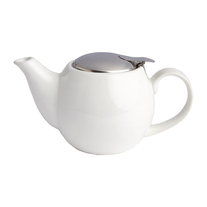 Olympia Cafe Teapot White - 510ml 17.2fl oz • PAS-GM593