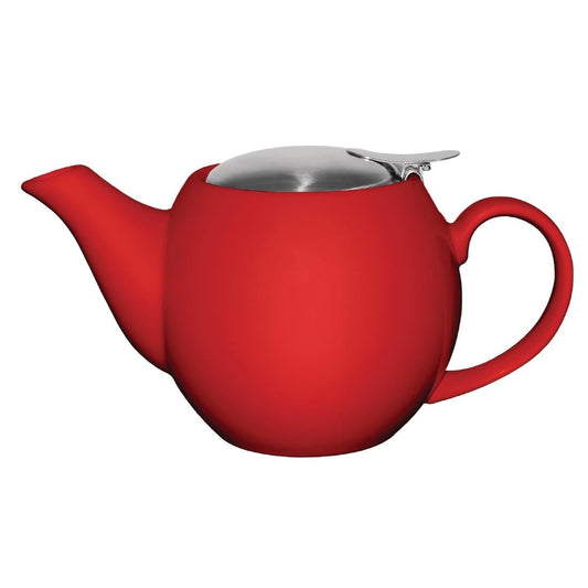 Olympia Cafe Teapot Red - 510ml 17.2fl oz • PAS-GM594
