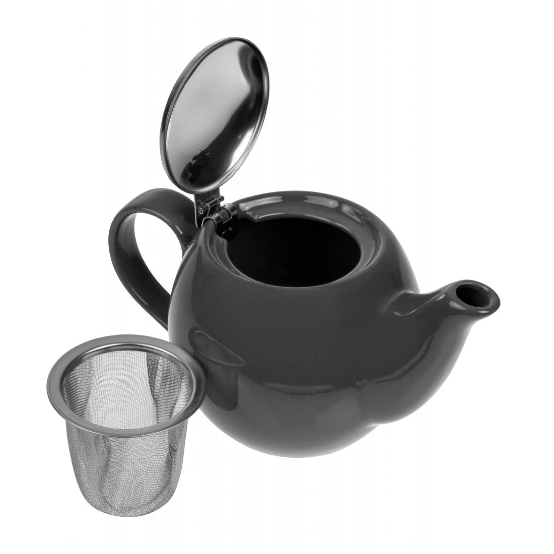 Olympia Cafe Teapot Charcoal - 510ml 17.2fl oz • PAS-GM596