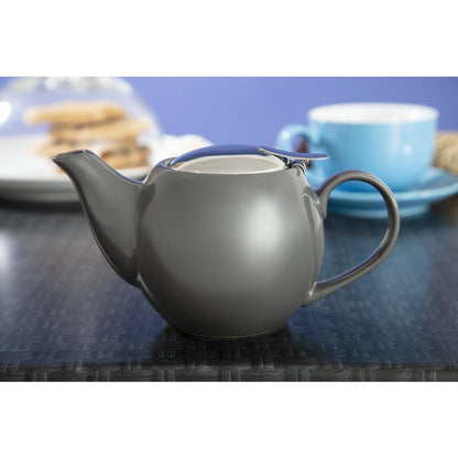 Olympia Cafe Teapot Charcoal - 510ml 17.2fl oz • PAS-GM596