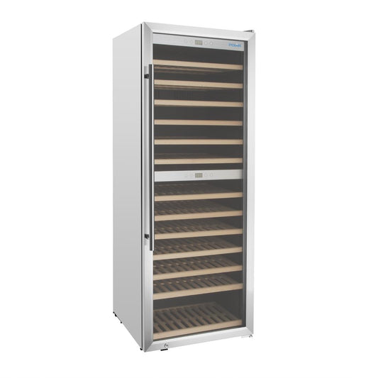 Polar G-Series Dual Zone Wine Fridge Stainless Steel - 126 Bottle • PAS-GM628-A