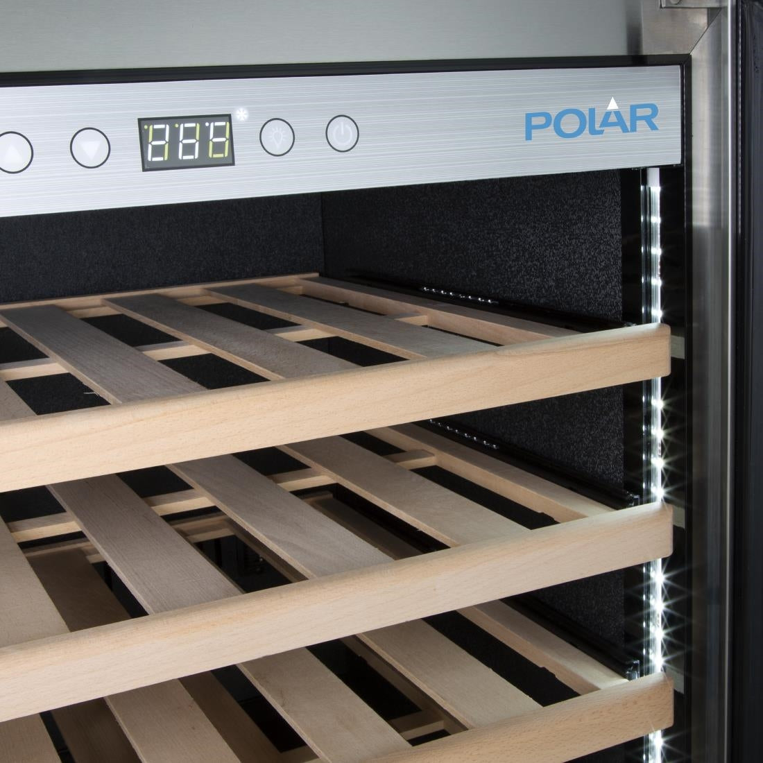Polar G-Series Dual Zone Wine Fridge Stainless Steel - 126 Bottle • PAS-GM628-A