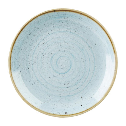 Churchill Stonecast Round Coupe Plates Duck Egg Blue 288mm (12 Pack) • PAS-GM686