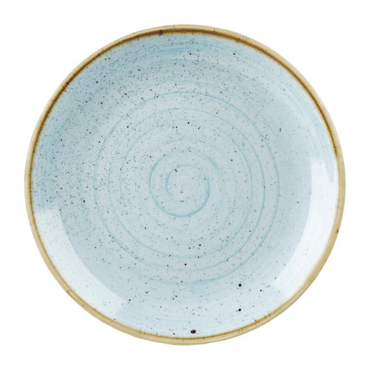 Churchill Stonecast Round Coupe Plates Duck Egg Blue 288mm (12 Pack) • PAS-GM686