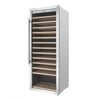 Polar G-Series Single Zone Wine Fridge Stainless Steel 137 bottles • PAS-GM888-A