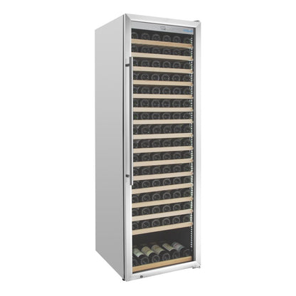 Polar G-Series Single Zone Wine Fridge Stainless Steel 192 bottles • PAS-GM889-A