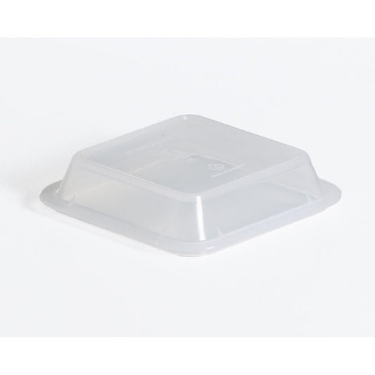 KH Healthcare Lid to fit Square Bowl Clear (12 Pack) (Compatible with GM956 | Ideal for healthcare | Box of 12) • PAS-GM957