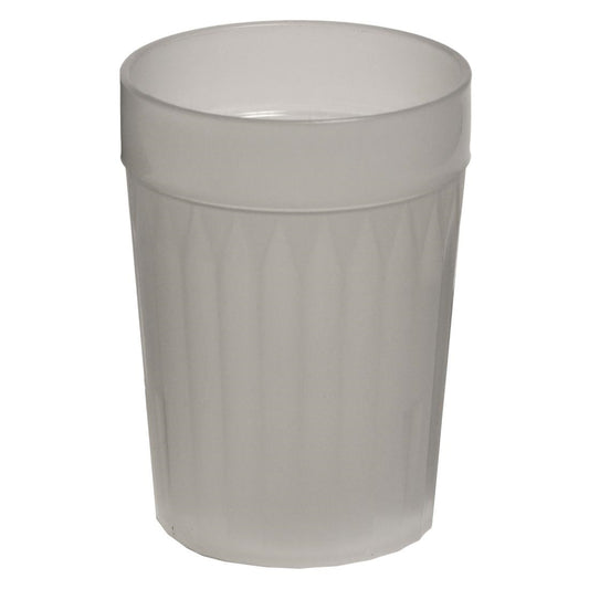KH Healthcare Frost Plastic Tumbler 230ml (72 Pack) (230ml | Ideal for healthcare | Box of 72) • PAS-GM959