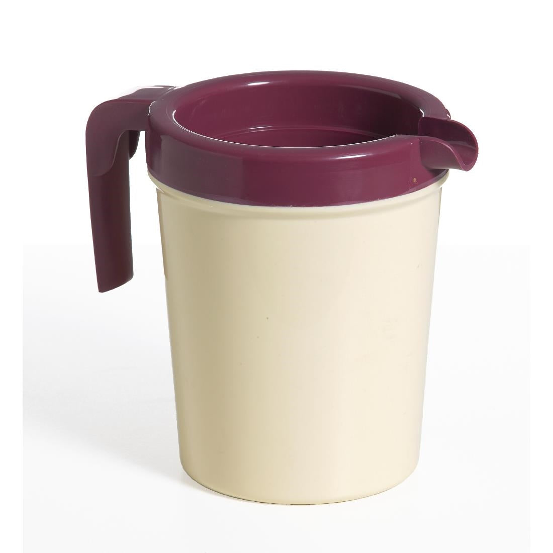 KH Healthcare Jug 1Ltr Insulated PP Yellow (12 Pack) (Yellow | Ideal for healthcare | Box of 12) • PAS-GM970