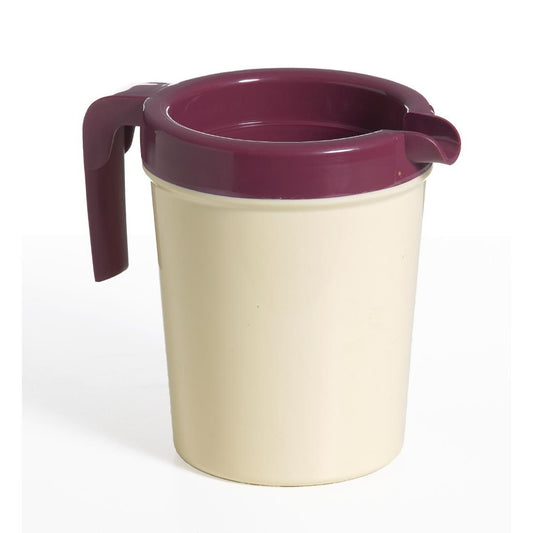 KH Healthcare Jug 1Ltr Insulated PP Yellow (12 Pack) (Yellow | Ideal for healthcare | Box of 12) • PAS-GM970