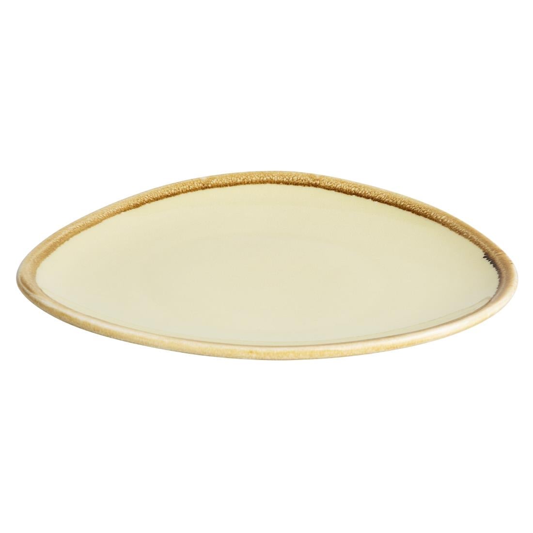 Olympia Kiln Sandstone Tri Plate - 165mm 6 1/2" (Box 6) • PAS-GP325