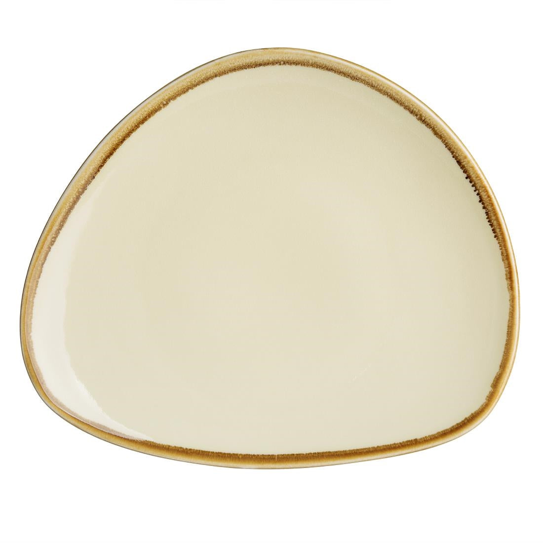 Olympia Kiln Triangular Plate Sandstone 230mm (6 Pack) (Pack of 6) • PAS-GP326