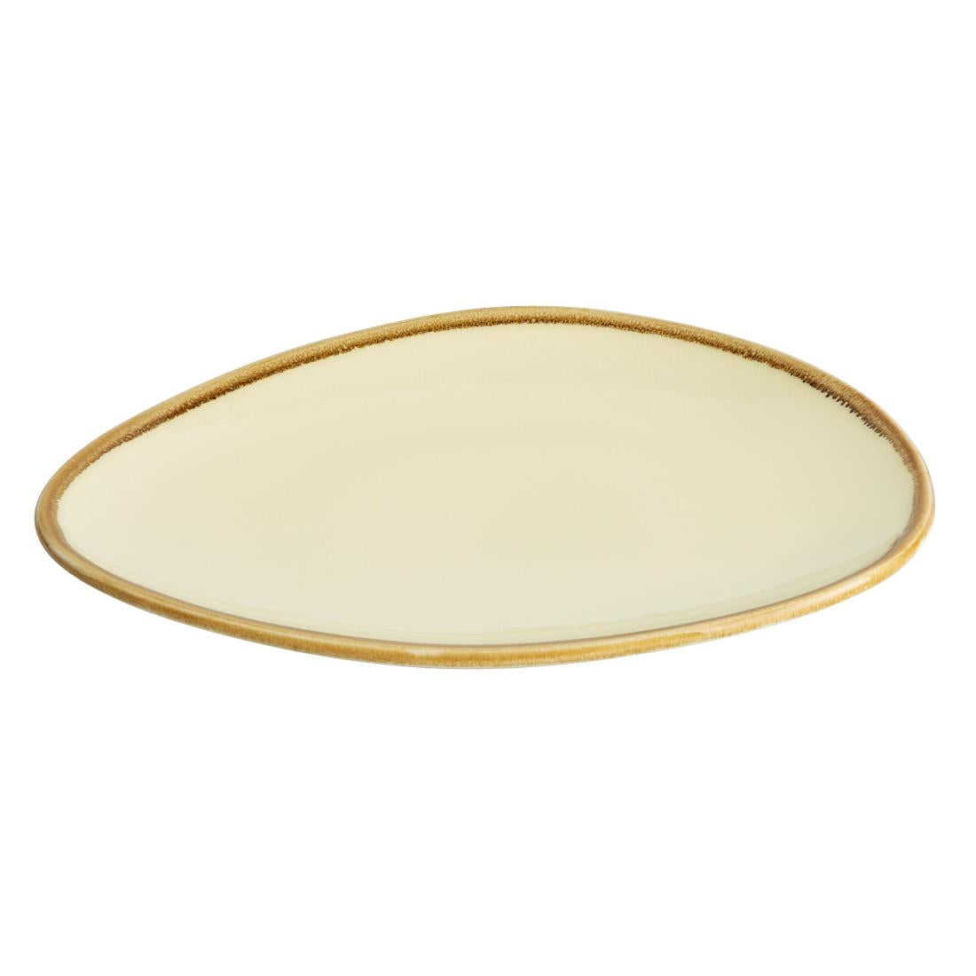 Olympia Kiln Triangular Plate Sandstone 230mm (6 Pack) (Pack of 6) • PAS-GP326