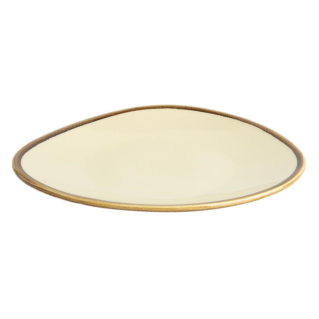 Olympia Kiln Sandstone Tri Plate - 280mm 11" (4 Pack) • PAS-GP327