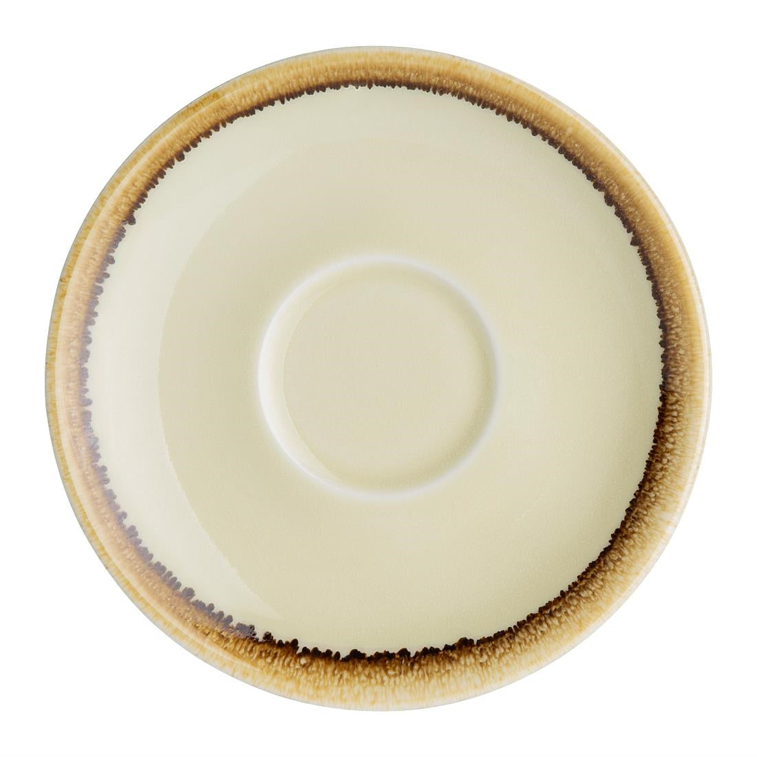 Olympia Kiln Sandstone Saucer (for GP328) - 115mm 4 1/2" (6 Pack) • PAS-GP329