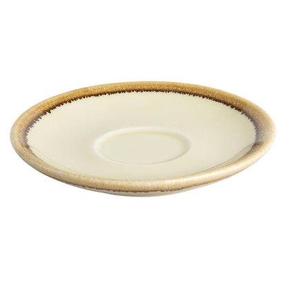 Olympia Kiln Sandstone Saucer (for GP328) - 115mm 4 1/2" (6 Pack) • PAS-GP329