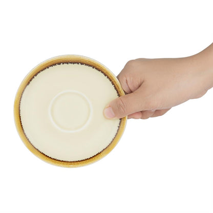 Olympia Kiln Sandstone Saucer (for GP328) - 115mm 4 1/2" (6 Pack) • PAS-GP329