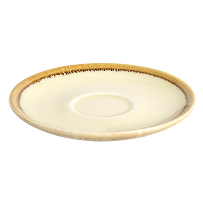 Olympia Kiln Sandstone Saucer (for GP330) - 140mm 5 1/2" (6 Pack) • PAS-GP331