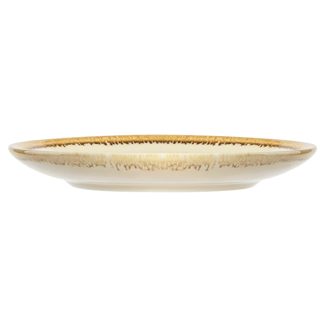 Olympia Kiln Cappuccino Saucer Sandstone 140mm (6 Pack) (Pack of 6) • PAS-GP331