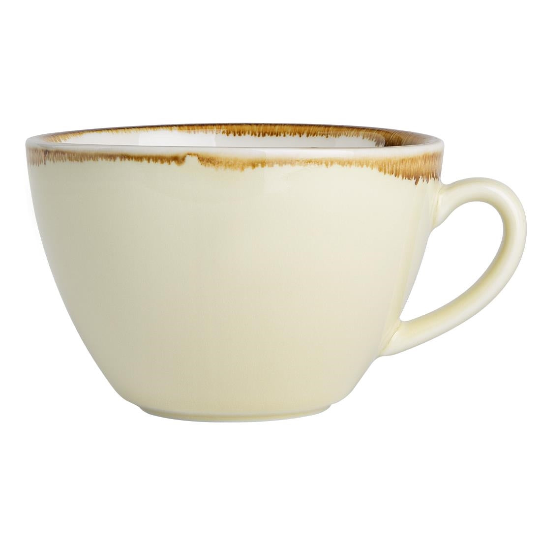 Olympia Kiln Coffee Cups Sandstone 340ml (6 Pack) (Pack of 6) • PAS-GP332