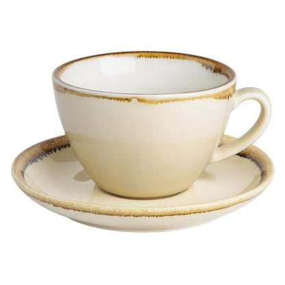 Olympia Kiln Coffee Cups Sandstone 340ml (6 Pack) (Pack of 6) • PAS-GP332