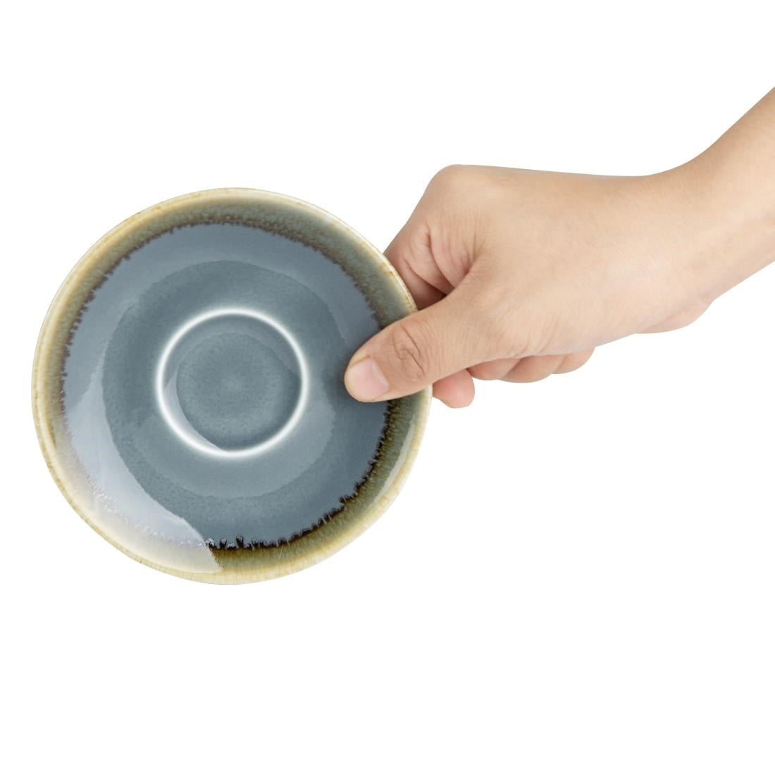 Olympia Kiln Ocean Saucer (for GP344) - 115mm 4 1/2" (6 Pack) • PAS-GP345