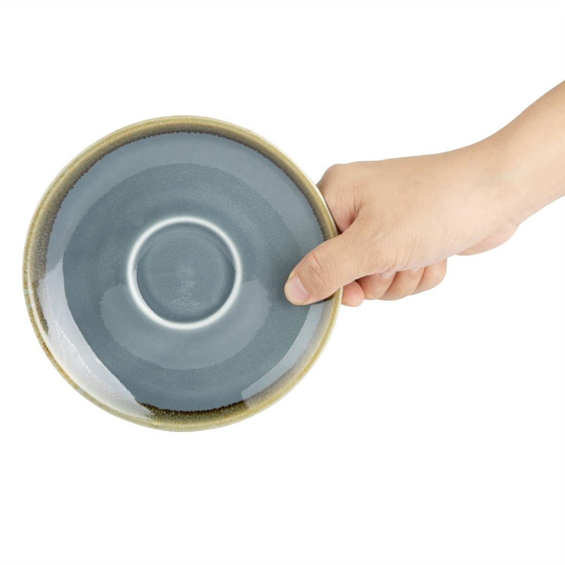 Olympia Kiln Ocean Saucer (for GP346) - 140mm 5 1/2" (6 Pack) • PAS-GP347