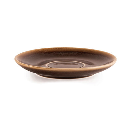 Olympia Kiln Espresso Saucer Bark • PAS-GP361