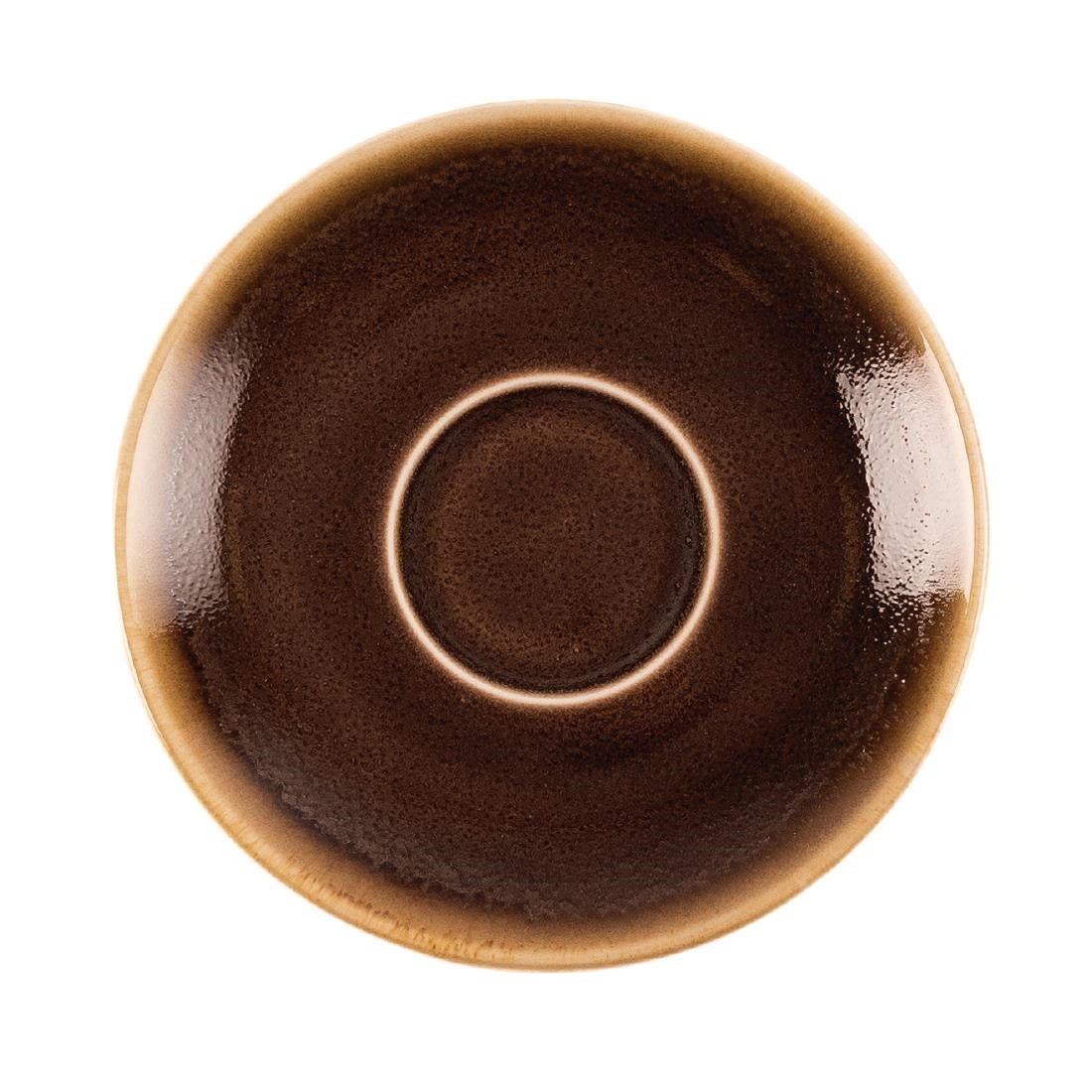 Olympia Kiln Espresso Saucer Bark • PAS-GP361