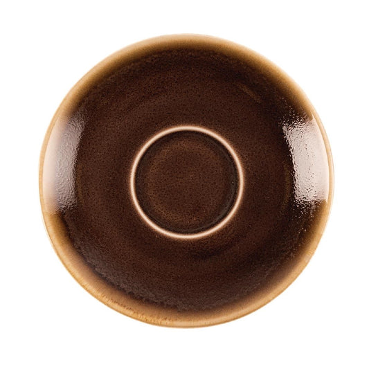 Olympia Kiln Espresso Saucer Bark • PAS-GP361