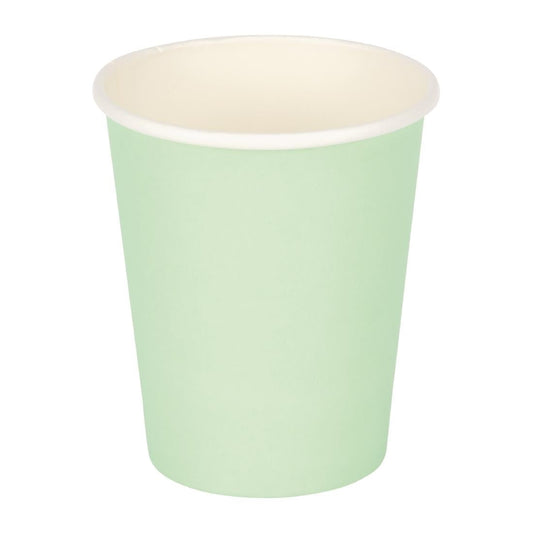 Fiesta Takeaway Coffee Cups Single Wall Turquoise 225ml / 8oz • PAS-P_GP400