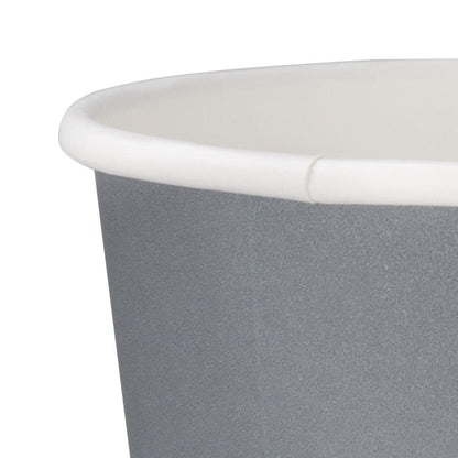 Fiesta Recyclable Takeaway Coffee Cups Single Wall Charcoal 340ml (Pack of 1000) • PAS-GP416