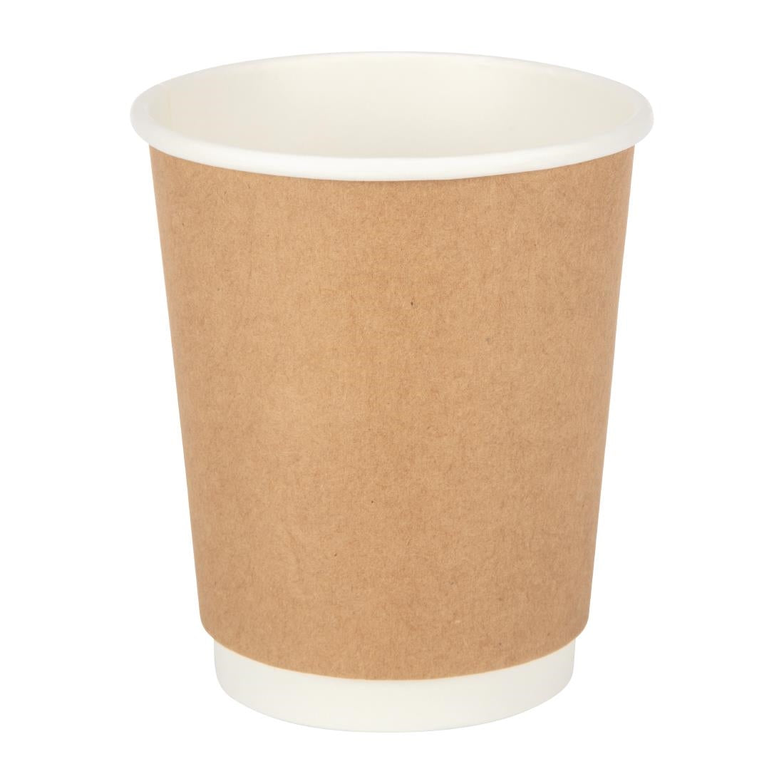 Fiesta Recyclable Hot Cup Double Wall Kraft 225ml (25 Pack) (Pack of 25) • PAS-GP436
