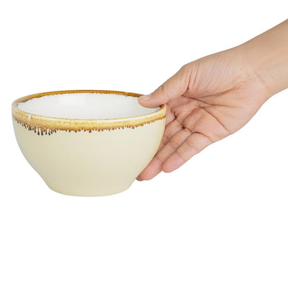 Olympia Kiln Sandstone Round Bowl - 635ml 21.47fl oz (6 Pack) • PAS-GP460