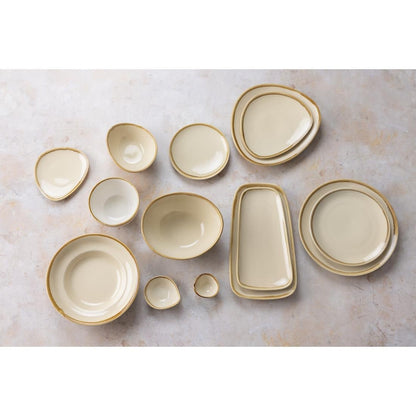 Olympia Kiln Sandstone Round Coupe Plates 180mm (6 Pack) (Pack of 6) • PAS-FA025