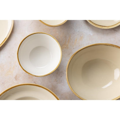 Olympia Kiln Sandstone Round Bowl - 635ml 21.47fl oz (6 Pack) • PAS-GP460