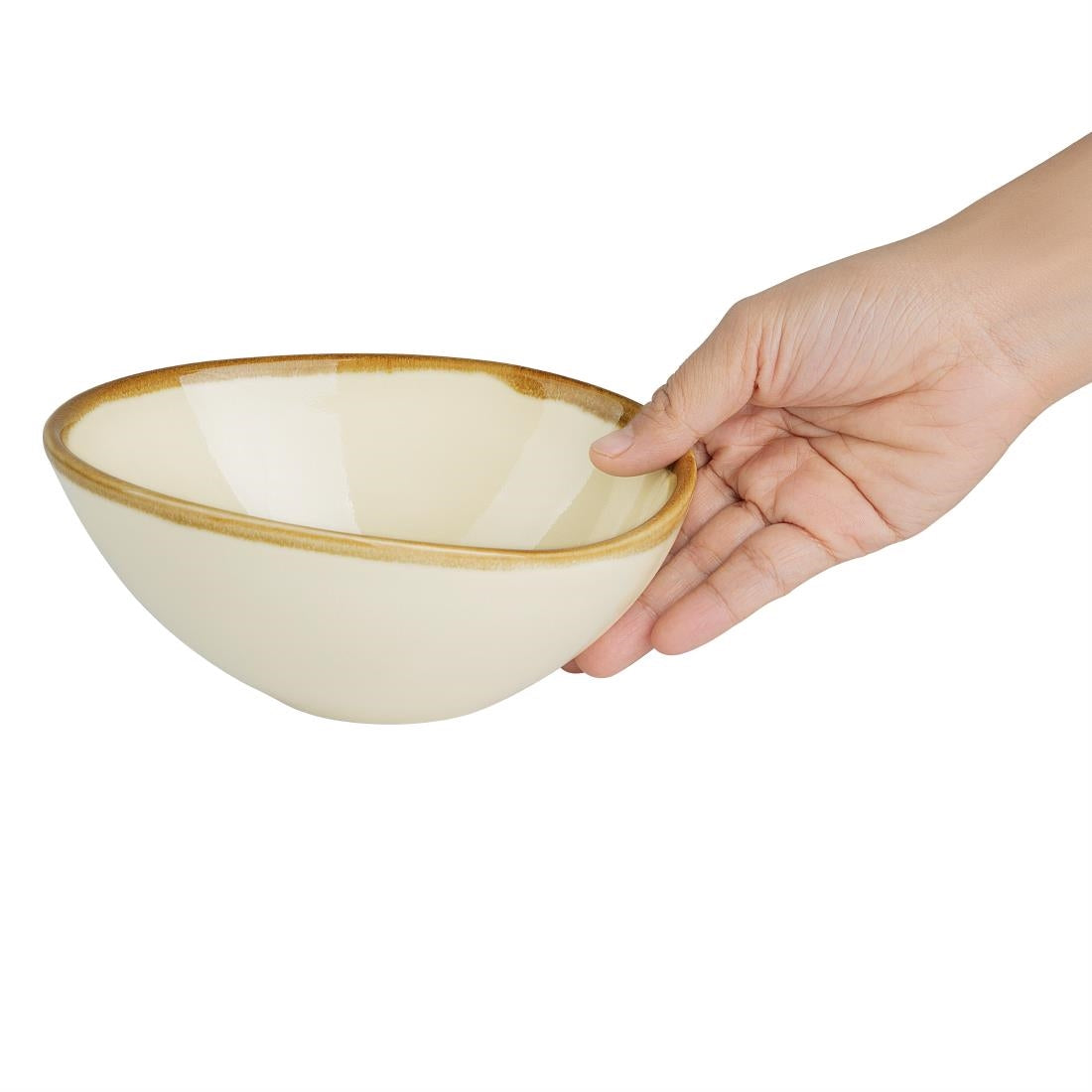 Olympia Kiln Sandstone Bowl - 425ml 14.3fl oz (6 Pack) • PAS-GP461