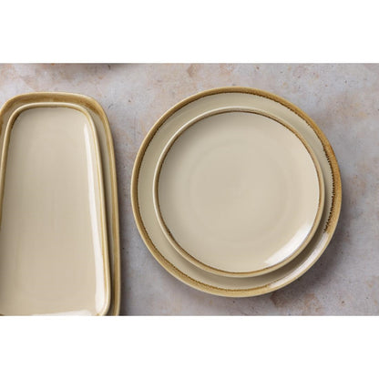 Olympia Kiln Round Coupe Plate Sandstone 230mm (6 Pack) (Pack of 6) • PAS-SA284