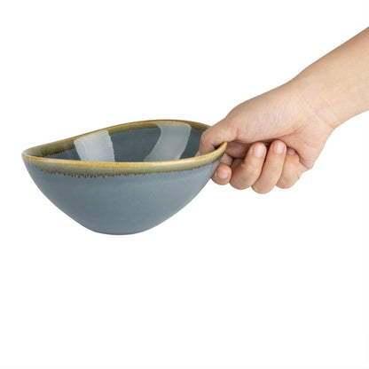 Olympia Kiln Ocean Bowl - 425ml 14.3fl oz (6 Pack) (165 (Ø)mm / 6.5" | Pack Quantity: 6) • PAS-GP464
