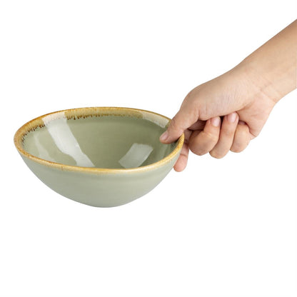 Olympia Kiln Moss Bowl - 425ml 14.3fl oz (6 Pack) • PAS-GP470