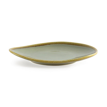 Olympia Kiln Moss Tri Plate - 230mm 9" (6 Pack) • PAS-GP473