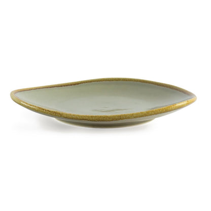 Olympia Kiln Moss Tri Plate - 280mm 11" (4 Pack) • PAS-GP474