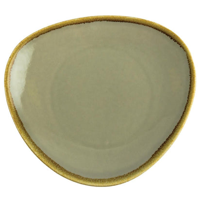 Olympia Kiln Moss Tri Plate - 280mm 11" (4 Pack) • PAS-GP474