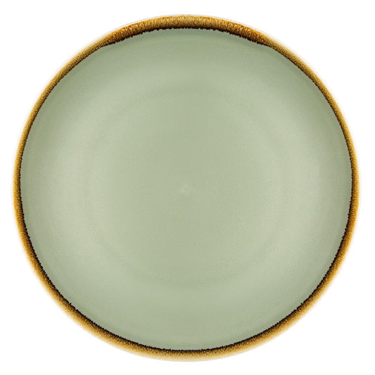 Olympia Kiln Moss Round Coupe Plate - 280mm 11" (4 Pack) • PAS-GP475