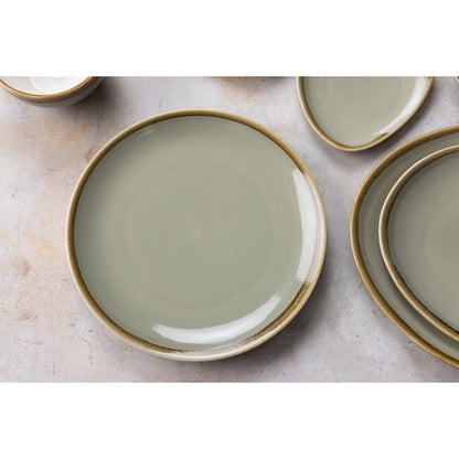 Olympia Kiln Round Plate Moss 280mm (4 Pack) (Pack of 4) • PAS-GP475