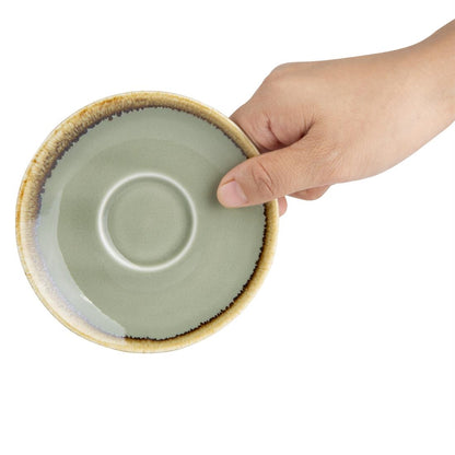 Olympia Kiln Moss Saucer (for GP476) - 115mm 4 1/2" (6 Pack) • PAS-GP477