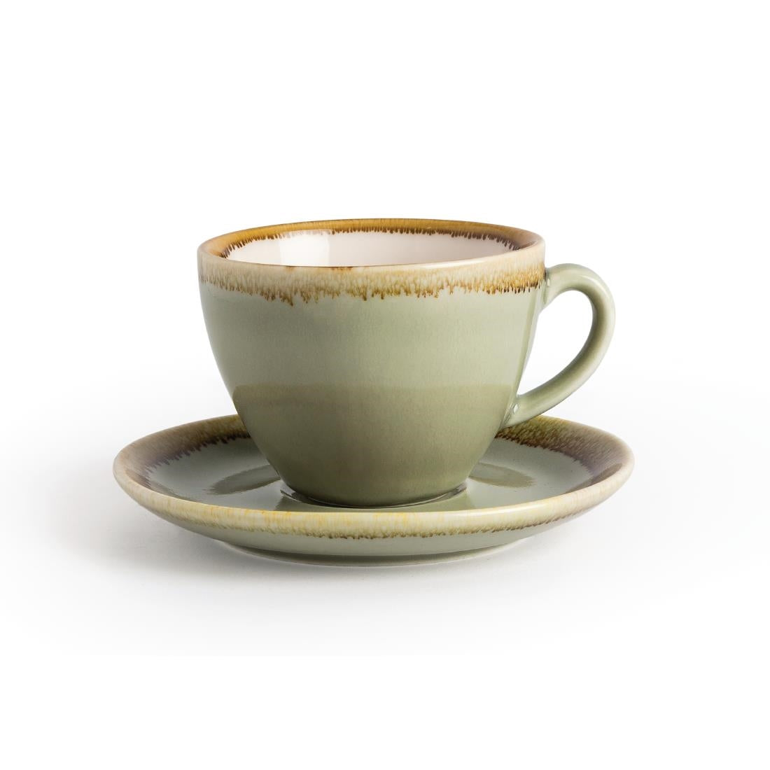 Olympia Kiln Moss Saucer (for GP478) - 140mm 5 1/2" (6 Pack) • PAS-GP479
