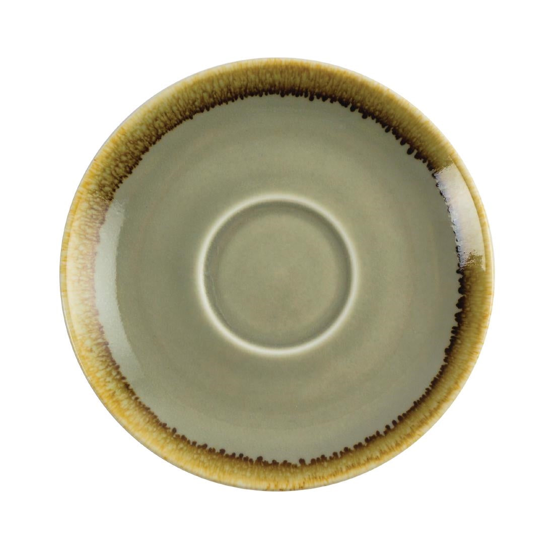 Olympia Kiln Moss Saucer (for GP478) - 140mm 5 1/2" (6 Pack) • PAS-GP479