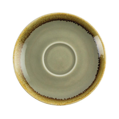 Olympia Kiln Moss Saucer (for GP478) - 140mm 5 1/2" (6 Pack) • PAS-GP479