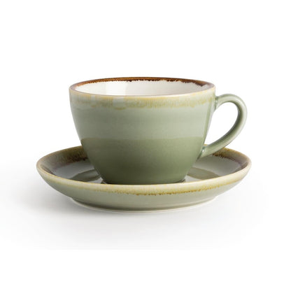 Olympia Kiln Moss Saucer (for GP480) - 160mm 6 1/3" (6 Pack) • PAS-GP481
